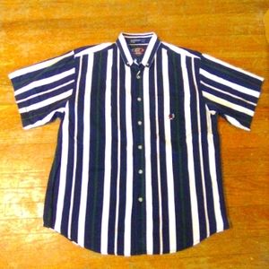 Coliseum Classic 1990's Men's Striped Shirt Size XL